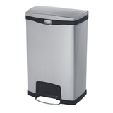 Rubbermaid Tretmülleimer Slim Jim® Step-On, Edelstahl
