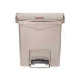 Rubbermaid Tretmülleimer Slim Jim® Step-On, Kunststoff, 15 Liter beige