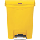 Rubbermaid Tretmülleimer Slim Jim® Step-On, Kunststoff, 30 Liter gelb