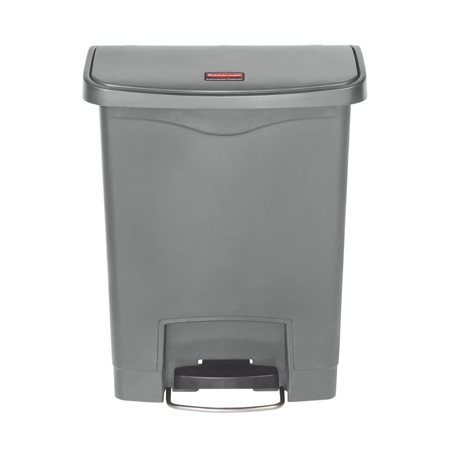 Rubbermaid Tretmülleimer Slim Jim® Step-On, Kunststoff, 30 Liter grau