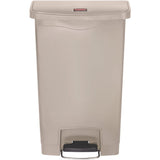 Rubbermaid Tretmülleimer Slim Jim® Step-On, Kunststoff, 50 Liter beige