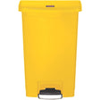 Rubbermaid Tretmülleimer Slim Jim® Step-On, Kunststoff, 50 Liter gelb