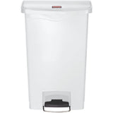 Rubbermaid Tretmülleimer Slim Jim® Step-On, Kunststoff, 50 Liter weiß