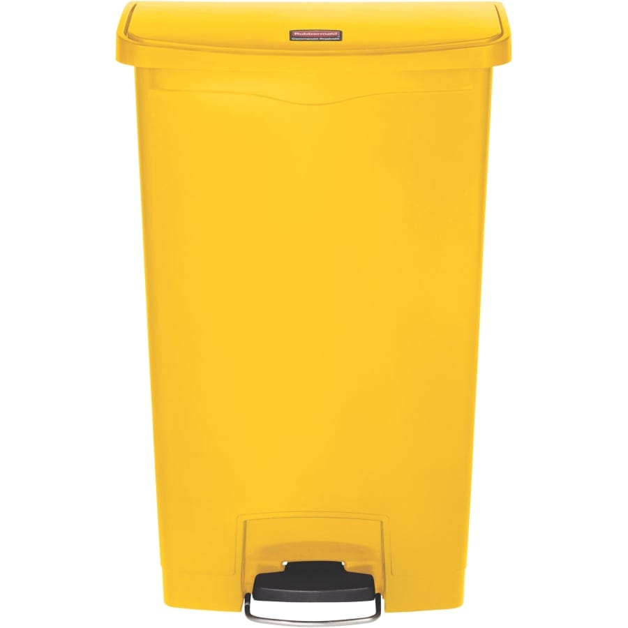 Rubbermaid Tretmülleimer Slim Jim® Step-On, Kunststoff, 68 Liter gelb