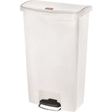 Rubbermaid Tretmülleimer Slim Jim® Step-On, Kunststoff, 68 Liter weiß