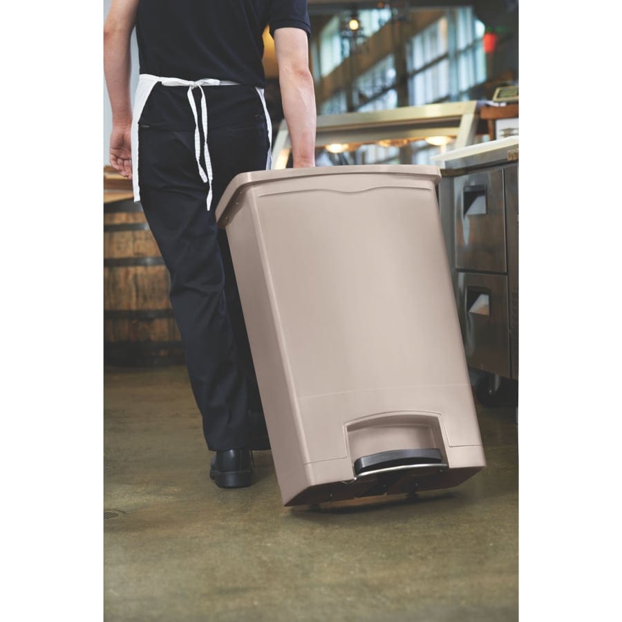 Rubbermaid Tretmülleimer Slim Jim® Step-On, Kunststoff, 90 Liter