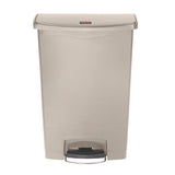 Rubbermaid Tretmülleimer Slim Jim® Step-On, Kunststoff, 90 Liter beige