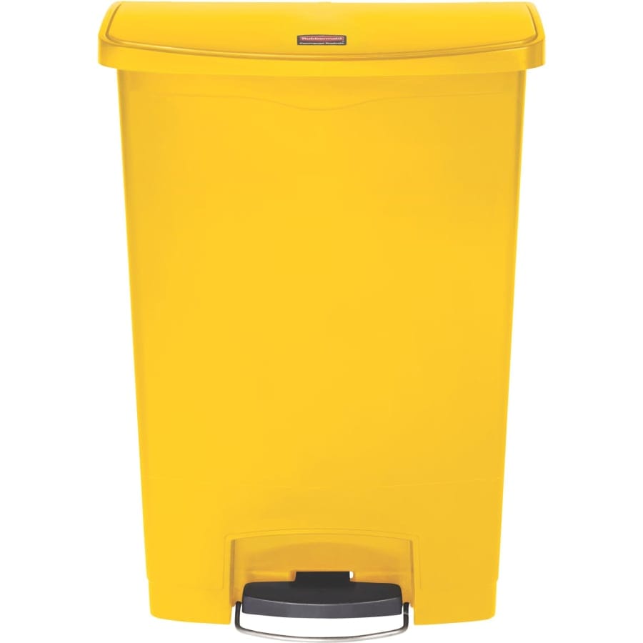 Rubbermaid Tretmülleimer Slim Jim® Step-On, Kunststoff, 90 Liter gelb