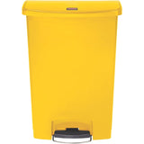 Rubbermaid Tretmülleimer Slim Jim® Step-On, Kunststoff, 90 Liter gelb