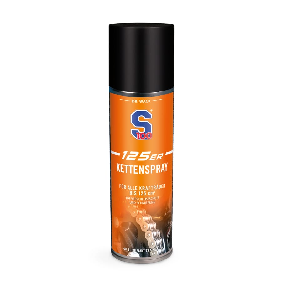 S100 125er Kettenspray, für alle Kettenarten 300 ml Sprühdose