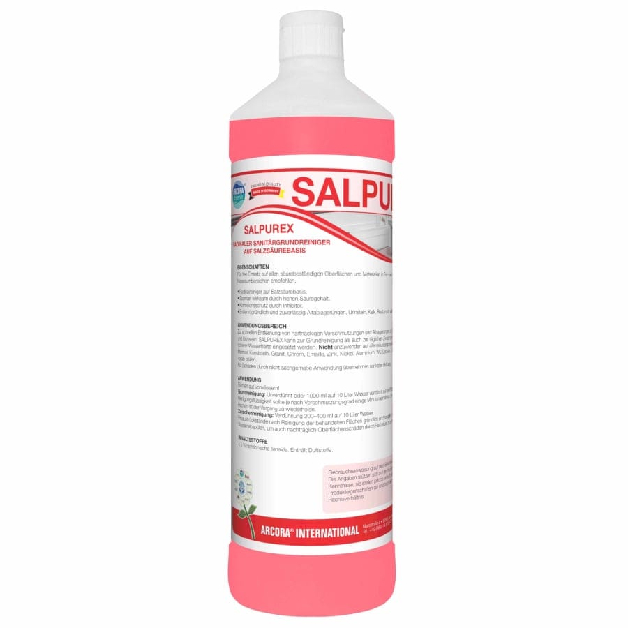 SALPUREX radikaler Sanitärgrundreiniger auf Salzsäurebasis 1 Liter