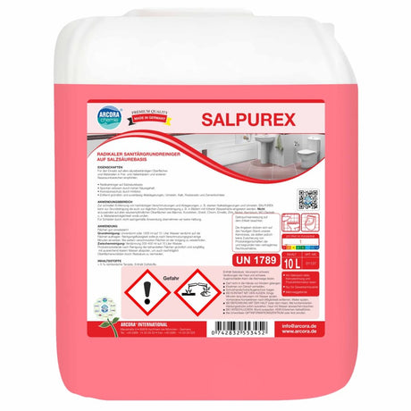 SALPUREX radikaler Sanitärgrundreiniger auf Salzsäurebasis 10 Liter