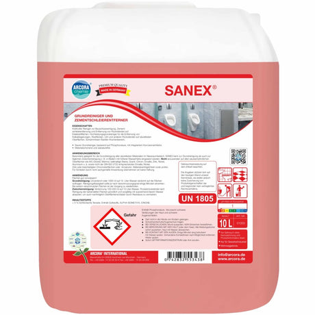SANEX Grundreiniger und Zementschleierentferner 10 Liter