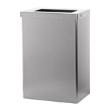 SanTRAL® EBU 50 Abfallbox 50 Liter mit Einwurfrahmen Edelstahl geschliffen