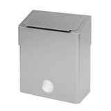 SanTRAL® HBU 6 Hygiene-Abfallbox mit Hygienebeutelspender Edelstahl geschliffen