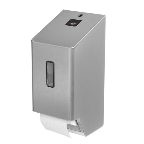 SanTRAL® Plus TTU 2 Toilettenpapierspender, Edelstahl silber