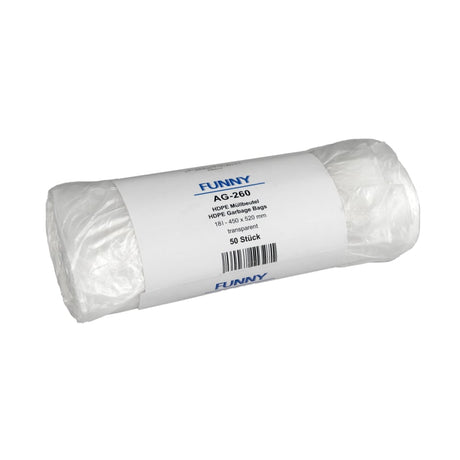 SanTRAL® Polybeutel für Abfallbehälter 18 Liter, transparent