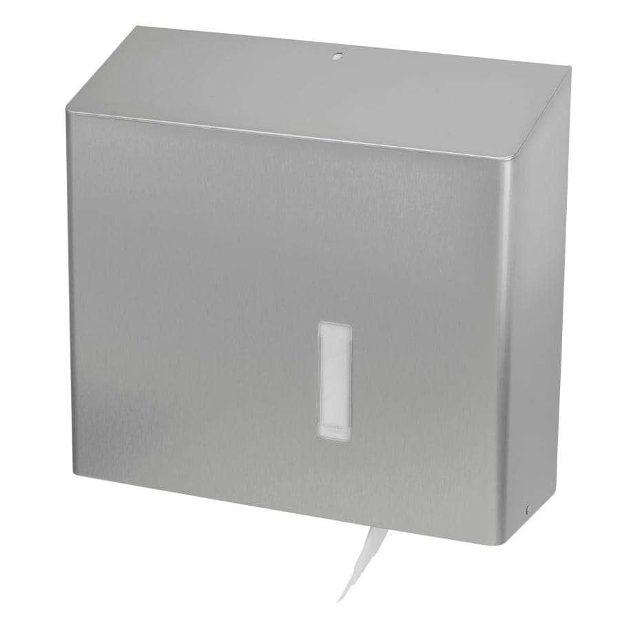 SanTRAL® RHU 31 Toilettenpapierspender für Großrollen bis Ø 330 mm Edelstahl geschliffen