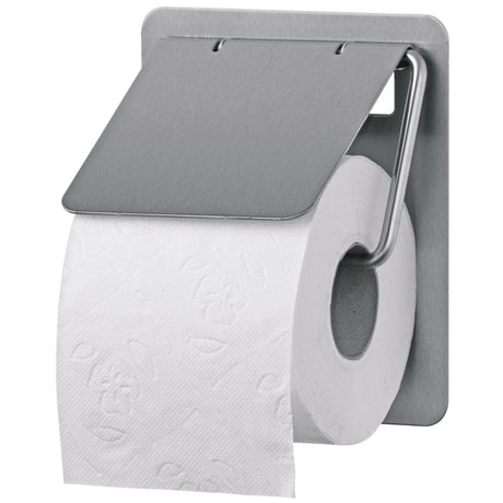 SanTRAL® TRU 1 Toilettenpapierspender mit Rollenbremse Edelstahl geschliffen