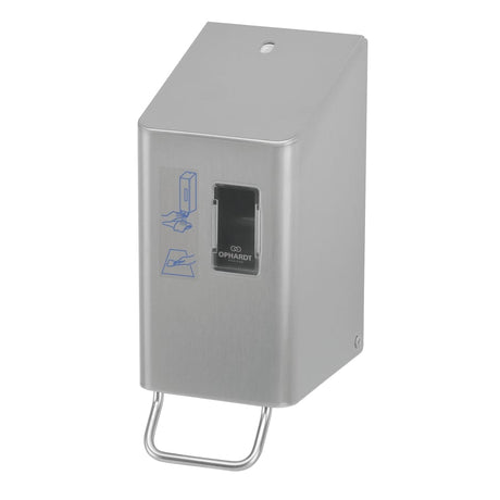 SanTRAL® TSU 2 Spender für Toiletten-Desinfektion, Edelstahl