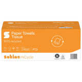Satino HiCycle Handtuchpapier, 2-lagig, hochweiß, C-Falz, PT3
