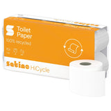 Satino HiCycle Toilettenpapier, 2-lagig, weiß, MT1