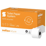 Satino HiCycle Toilettenpapier Großrolle, 3-lagig, hochweiß, JT3