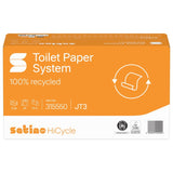 Satino HiCycle Toilettenpapier Großrolle, 3-lagig, hochweiß, JT3