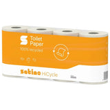 Satino HiCycle Toilettenpapier Kleinrolle, 2-lagig, weiß, MT1