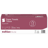 Satino HiLine Handtuchpapier, 2-lagig, hochweiß, C-Falz, PT3