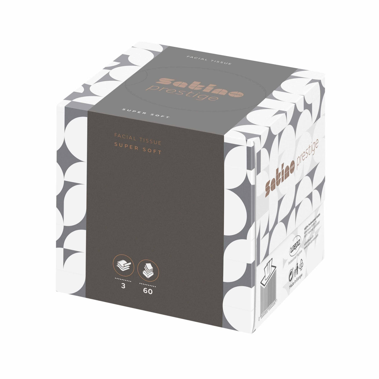 Satino HiLine Kosmetiktücher Cube, 3-lagig, hochweiß