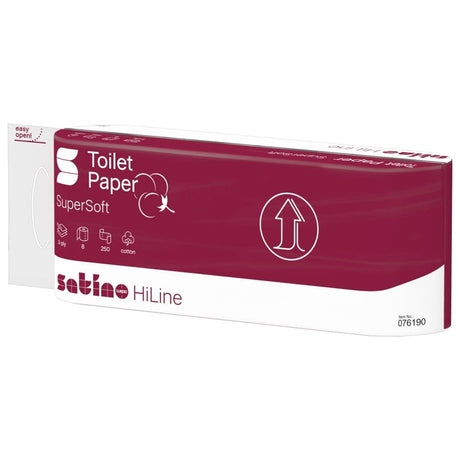 Satino HiLine Toilettenpapier, 3-lagig, hochweiß, Cotton, MT1