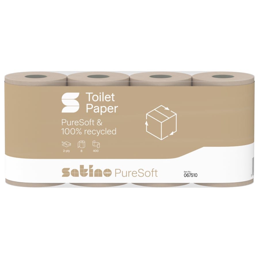 Satino PureSoft Toilettenpapier, 2-lagig, kompatibel mit MT1