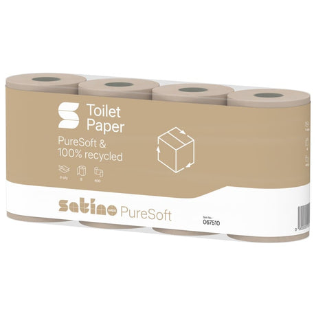 Satino PureSoft Toilettenpapier, 2-lagig, kompatibel mit MT1