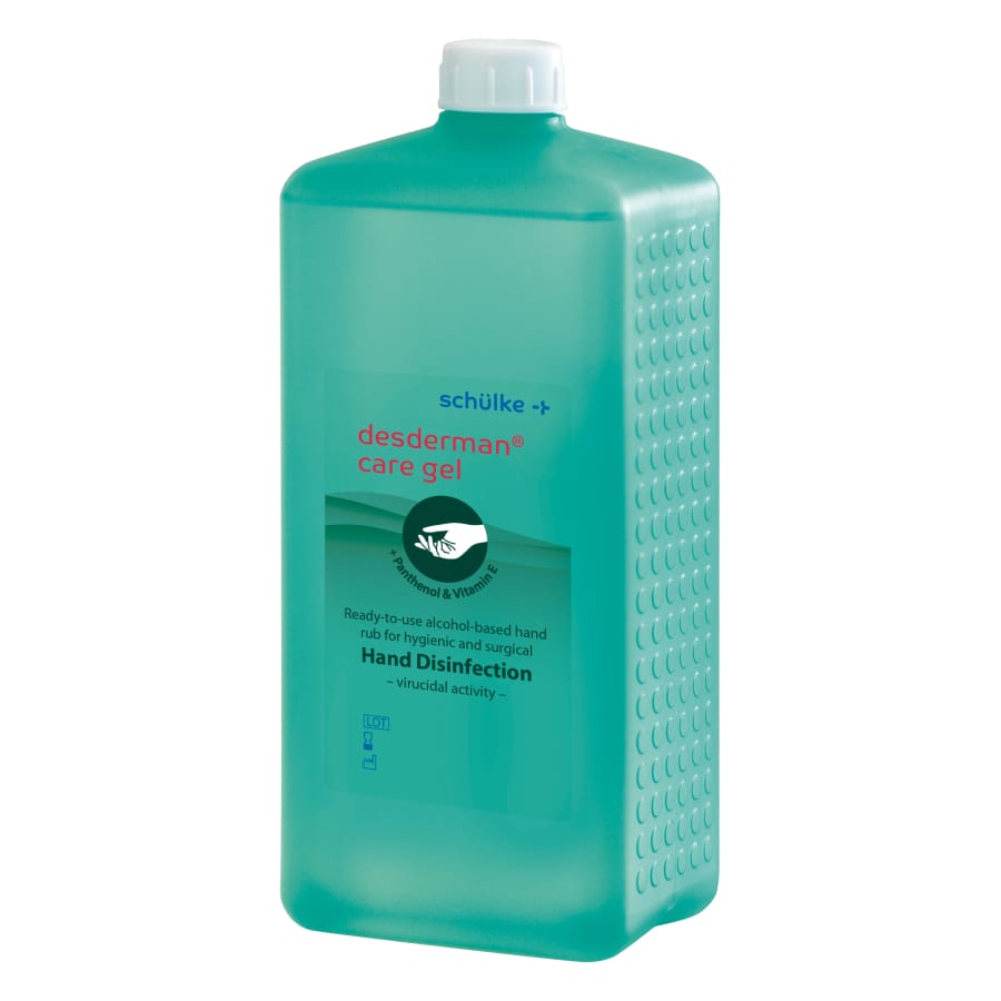 Schülke Desderman Care Gel Händedesinfektionsmittel 1 Liter Euroflasche