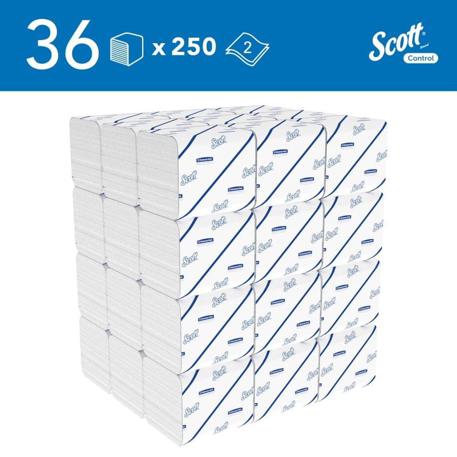 SCOTT® Control™ 36 Toilet Tissue Toilettenpapier, 2-lagig