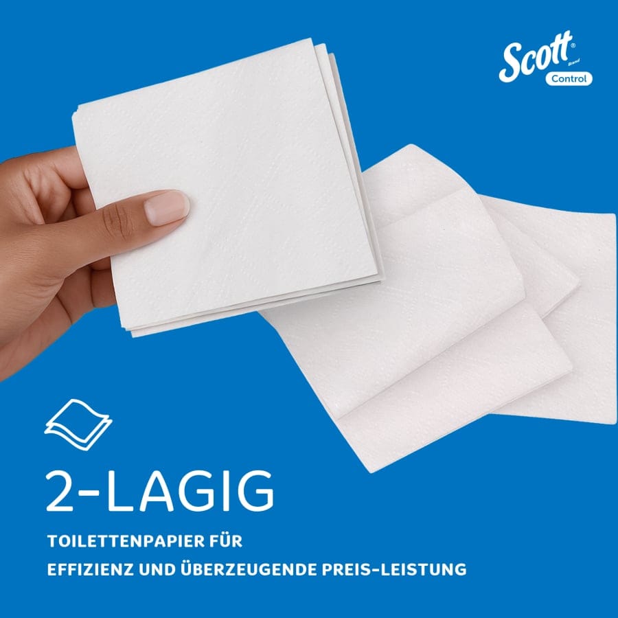 SCOTT® Control™ 36 Toilet Tissue Toilettenpapier, 2-lagig