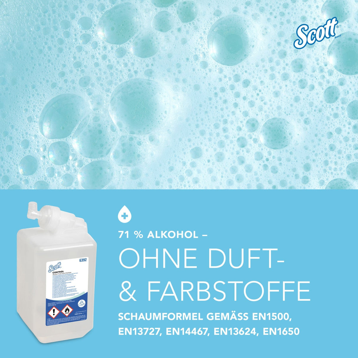SCOTT® Control™ Handdesinfektionsschaum, auf Alkoholbasis
