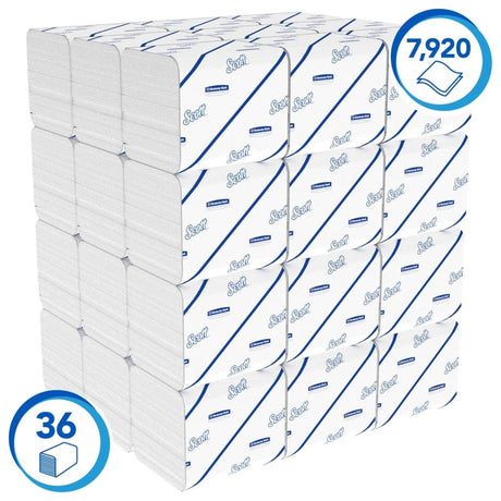 SCOTT® Control™ Toilettenpapier, 2-lagig, weiß