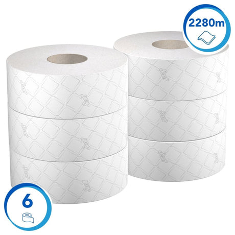 SCOTT® Essential™ 380 Toilettenpapier, Maxi Jumbo, weiß