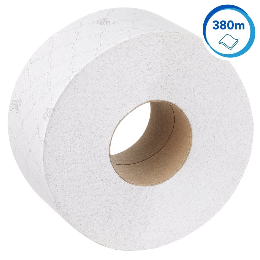 SCOTT® Essential™ 380 Toilettenpapier, Maxi Jumbo, weiß