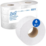 SCOTT® Essential™ 380 Toilettenpapier, Maxi Jumbo, weiß