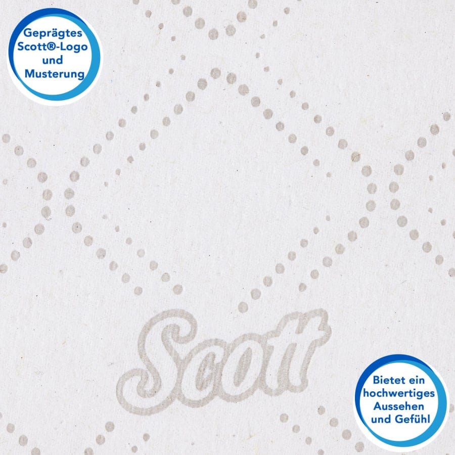 SCOTT® Essential™ 380 Toilettenpapier, Maxi Jumbo, weiß