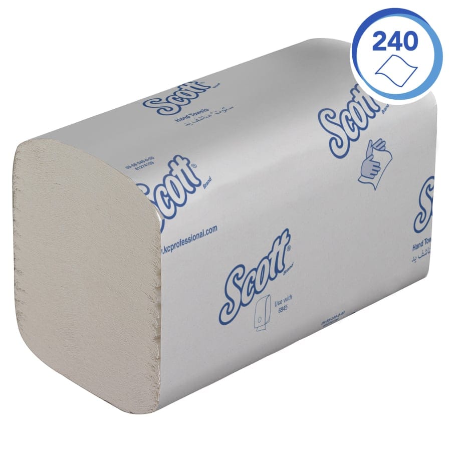 SCOTT® Essential™ Handtuchpapier, 1-lagig, 31,5 x 20 cm