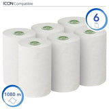 SCOTT® Essential™ Slimroll Papierhandtuchrolle, 1-lagig, weiß