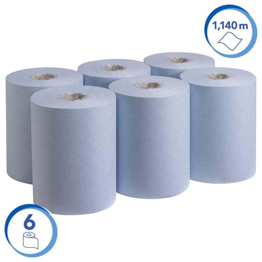 SCOTT® Essential™ Slimroll™ Rollenhandtücher, 19,8 cm x 190 m