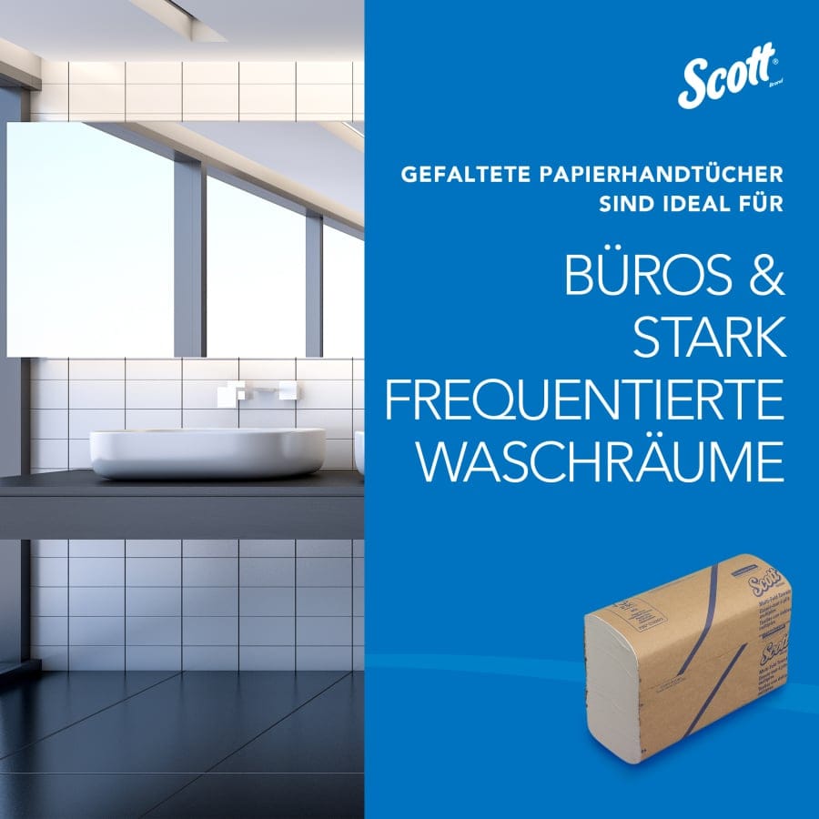 SCOTT® Multifold Handtuchpapier, 1-lagig, 24 x 20,5 cm