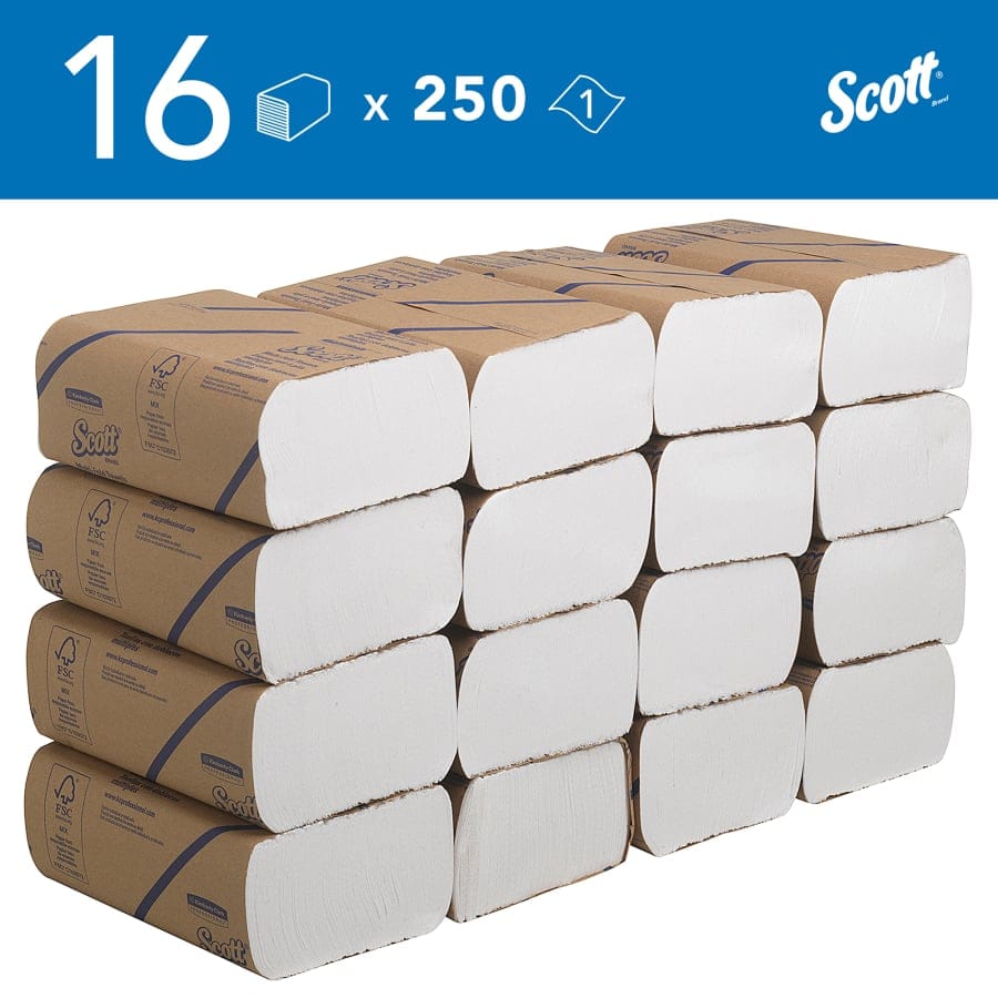 SCOTT® Multifold Handtuchpapier, 1-lagig, 24 x 20,5 cm