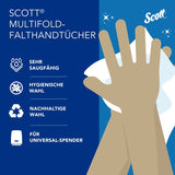 SCOTT® Multifold Handtuchpapier, 1-lagig, 24 x 20,5 cm