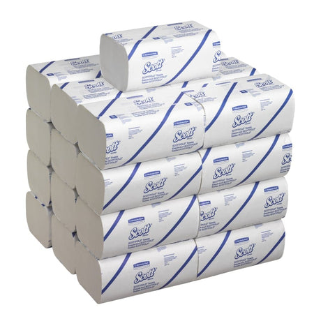SCOTT® Multifold Papierhandtücher, 1-lagig, M-Falz, 31,5 x 20 cm